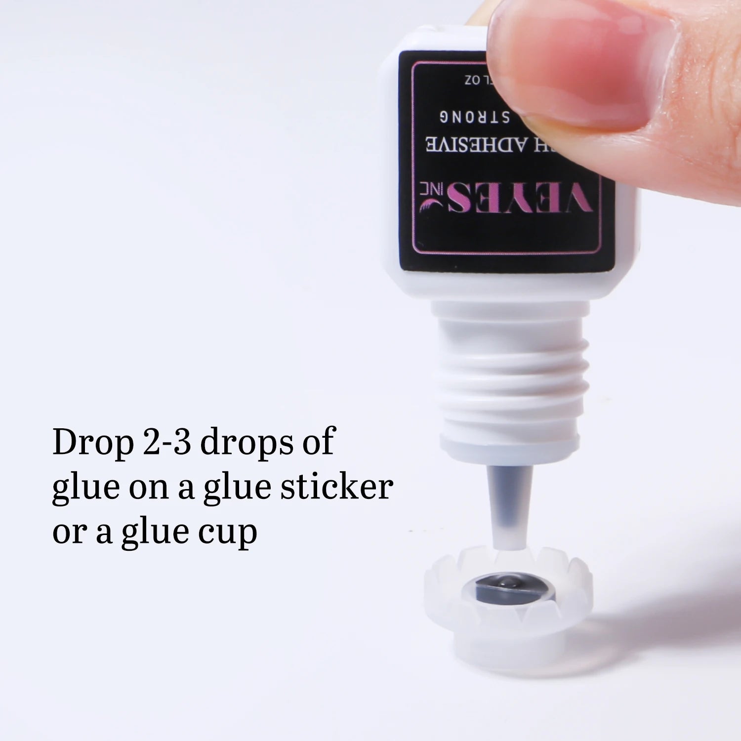 5Ml Eyelash Extensions Glue Veyelash 0.5 Second Fast Drying Strong Lash Adhesive 7 Weeks Retention Volume Makeup Tools