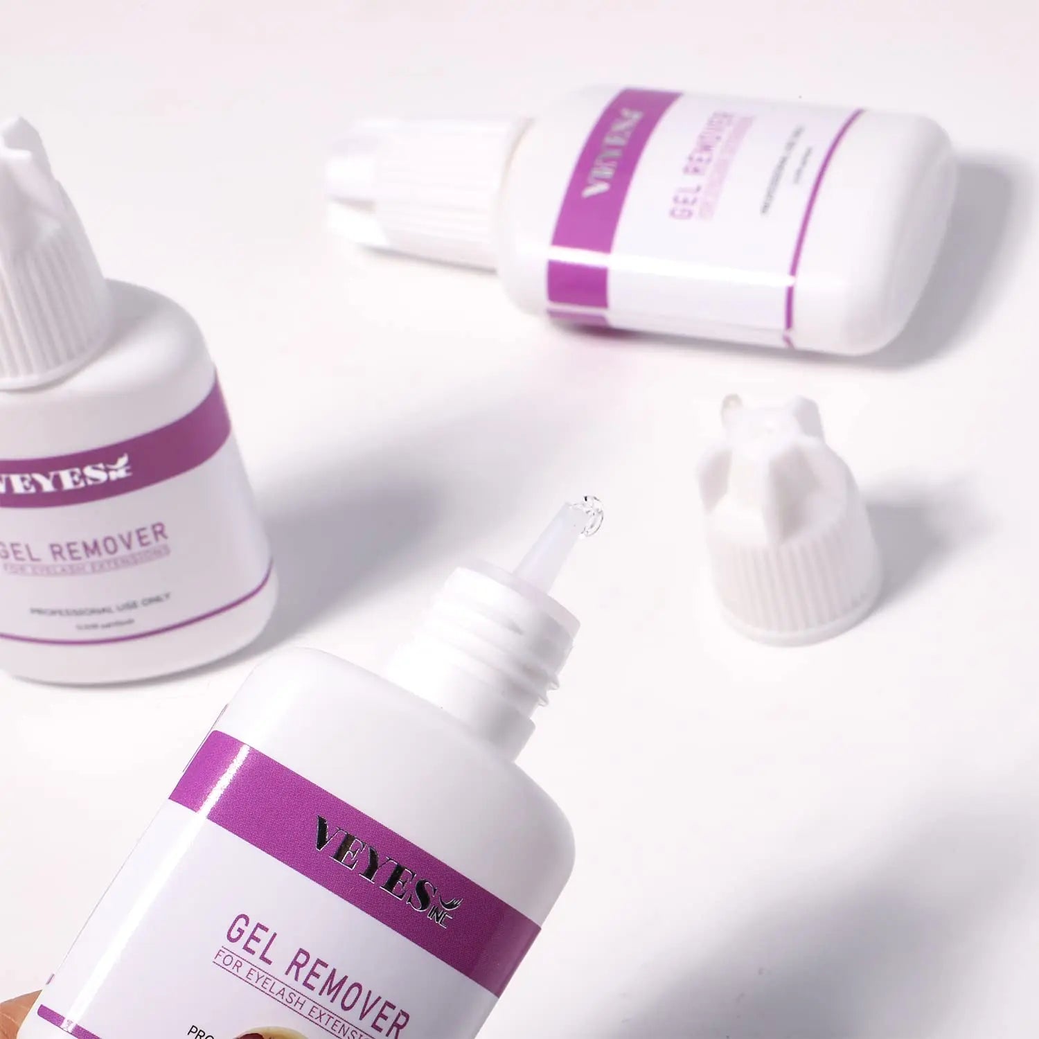 15Ml Gel Lash Remover for Eyelash Extension Easily Remove Adhesive Fast Dissolution Time Professional Clear Eyelash