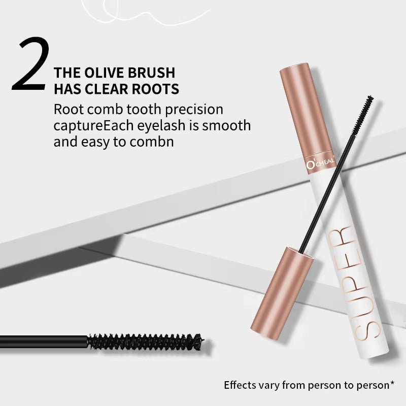 O‘Cheal Mascara Black Lash Eyelash Brush 3D Silk Thick Curling Lengthening Eyes Lashes Beauty Makeup Cosmetics Extension Mascara