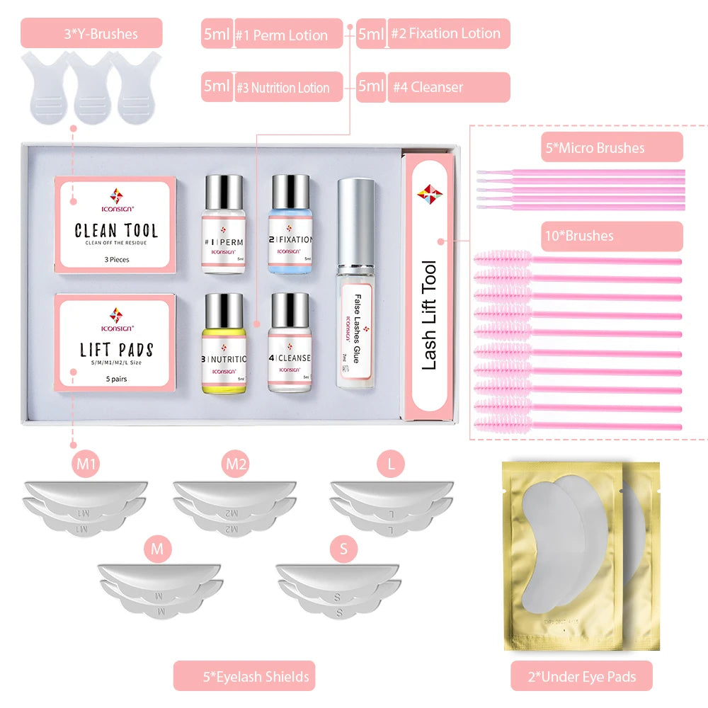 Dropshipping  Upgrade Version Lash Lift Kit Lifting Eyelashes Lasting 6-8 Weeks Calia Perm Eyelash Enhancer Makeup Tools