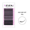 VEYESINC Cashmere Lashes Faux Mink 8-16Mm Mix Individual Volume Lashes Soft Natural Lash Extensions Makeup