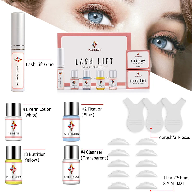 Lashes Lifting Lash Lift Kit Eyelash Lamination Kit Eyelash Enhancer Perm Lash Eye Makeup Eyelash Beauty Tools