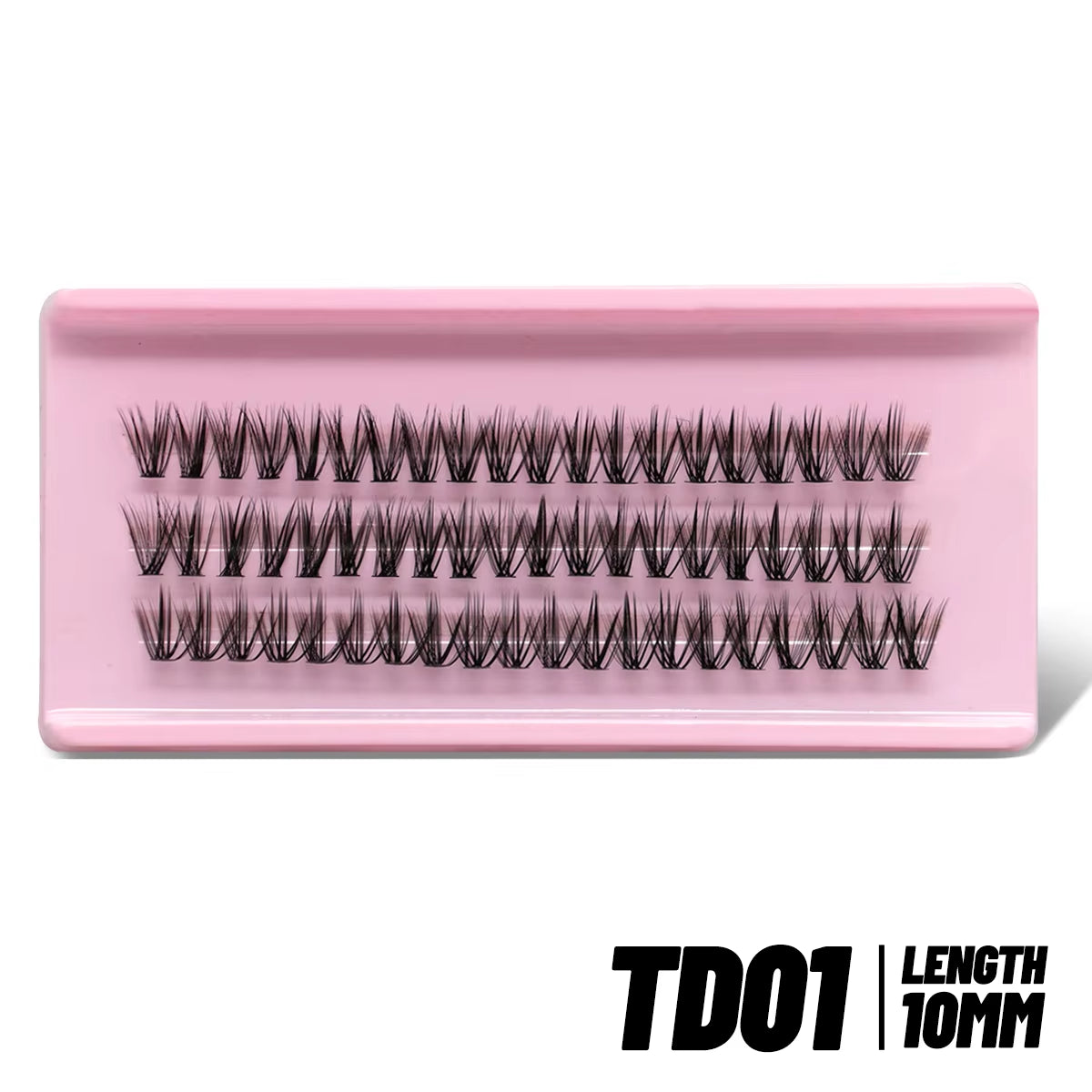 DIY Lash Extension Kit Set 8-16Mm Mix Mink Fluffy Eyelashes Individual Lashes Cluster Natural Eyelash Extensions Makeup at Home